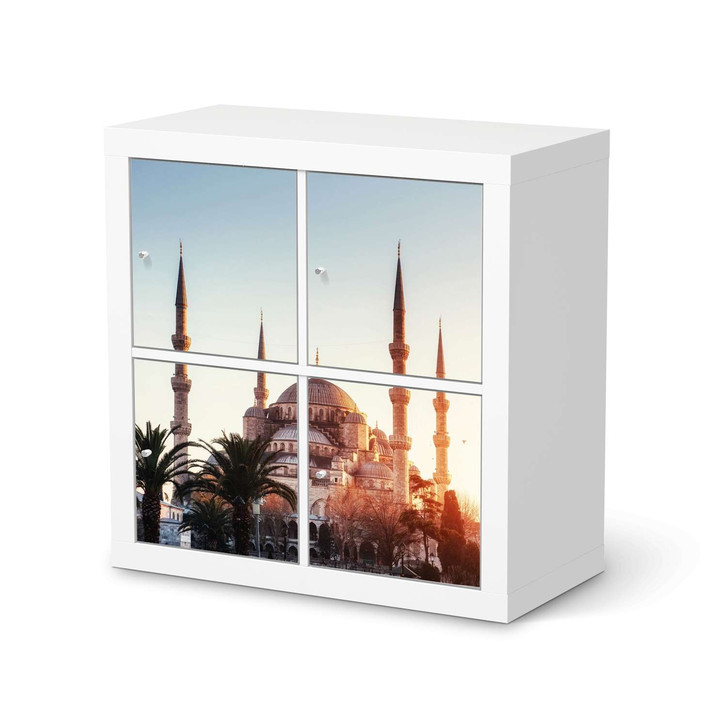 Klebefolie IKEA Kallax Regal 4 Türen - Blue Mosque - CR109601