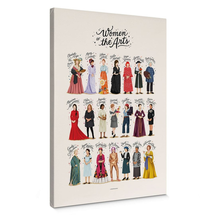 Leinwandbild Berühmte Frauen in der Kunst - Tohmé - WA496464