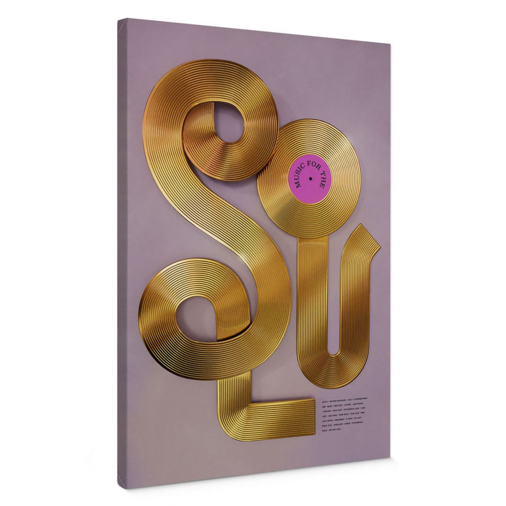 Leinwandbild Soul trifft auf Vinyl - Musik für die Seele - Harrison - WA432889