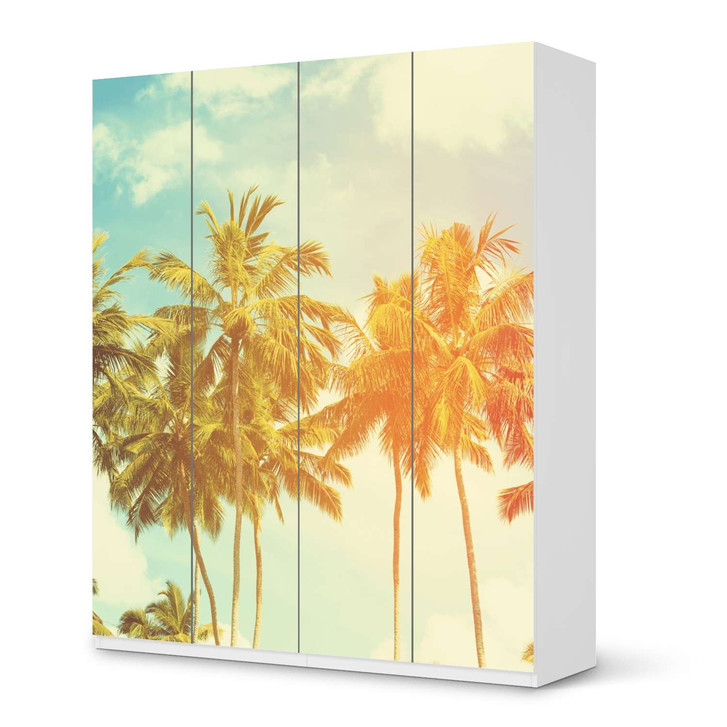 Möbelfolie IKEA Pax Schrank 236cm Höhe - 4 Türen - Sun Flair - CR116928