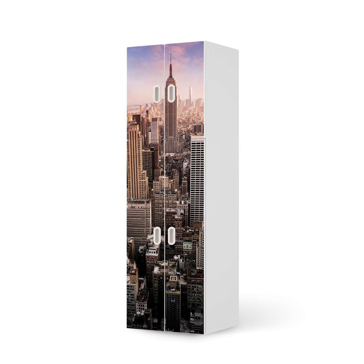Möbelfolie IKEA Stuva / Fritids - 2 grosse und 2 kleine Türen - Big Apple - CR118722