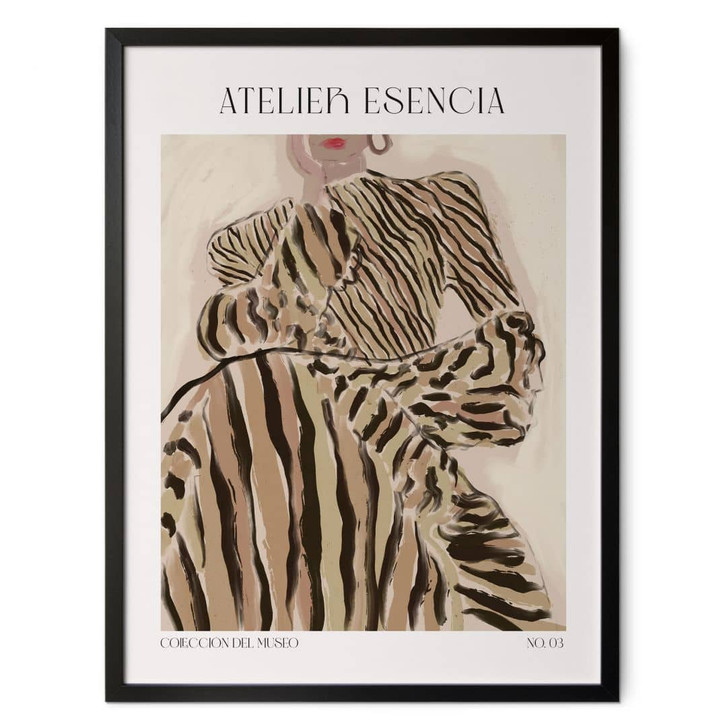 Poster Couture im Streifen-Look - Treechild - WA483692