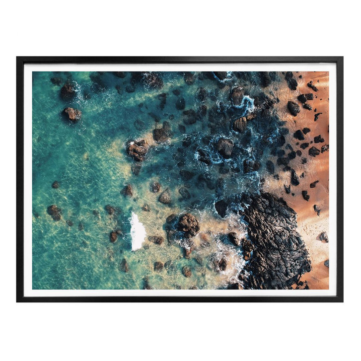 Poster Der Blick von oben: Rocky Beach - WA257220