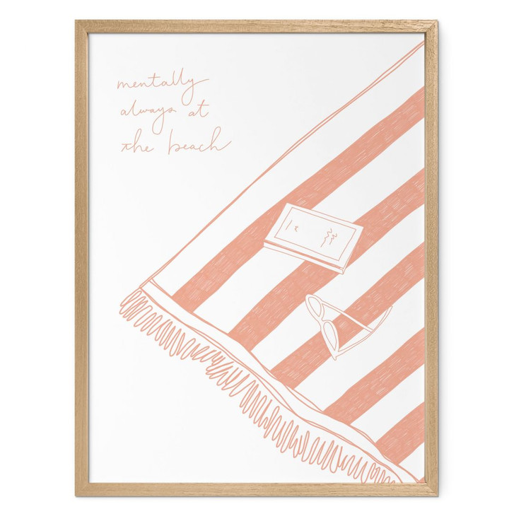 Poster Sehnsucht nach Strand und Meer - Soley - WA460084