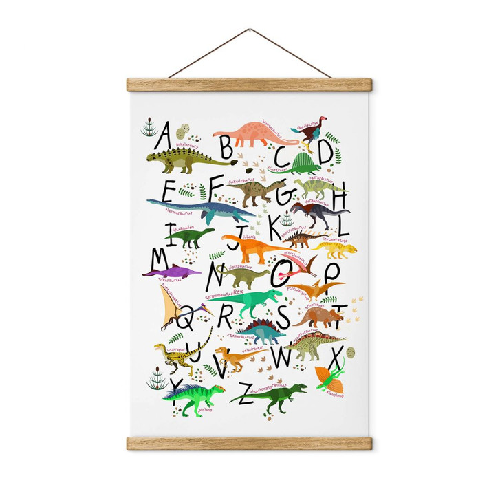 Stoffbild Dinosaurier Alphabet - WA381381