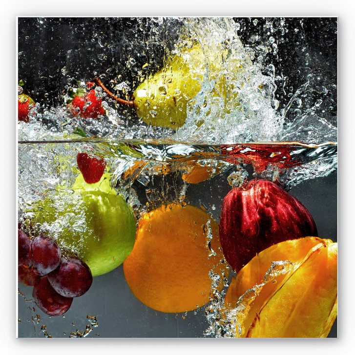 Wandbild Erfrischendes Obst - quadratisch - WA192384