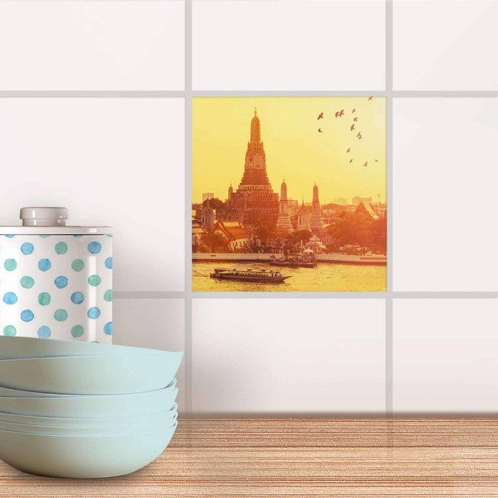 Fliesenaufkleber - Bangkok Sunset - CR100844