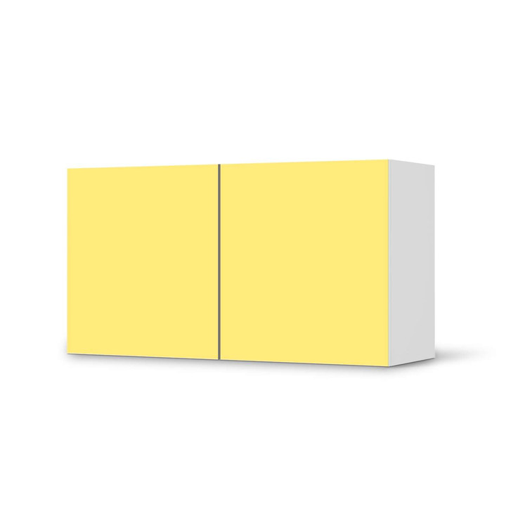 Folie IKEA Besta Regal 2 Türen (quer) - Gelb Light - CR105352