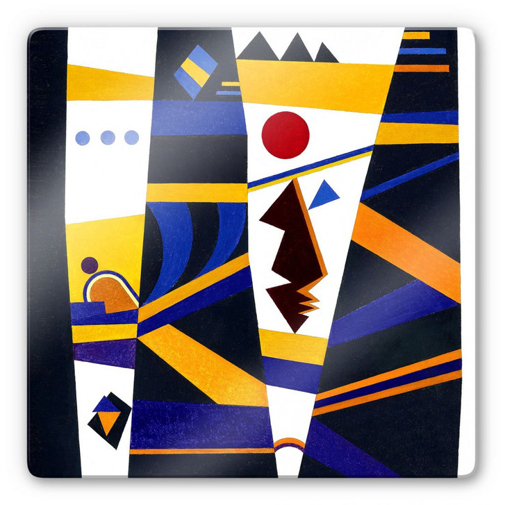 Glasbild Kandinsky - Bindung - WA123916
