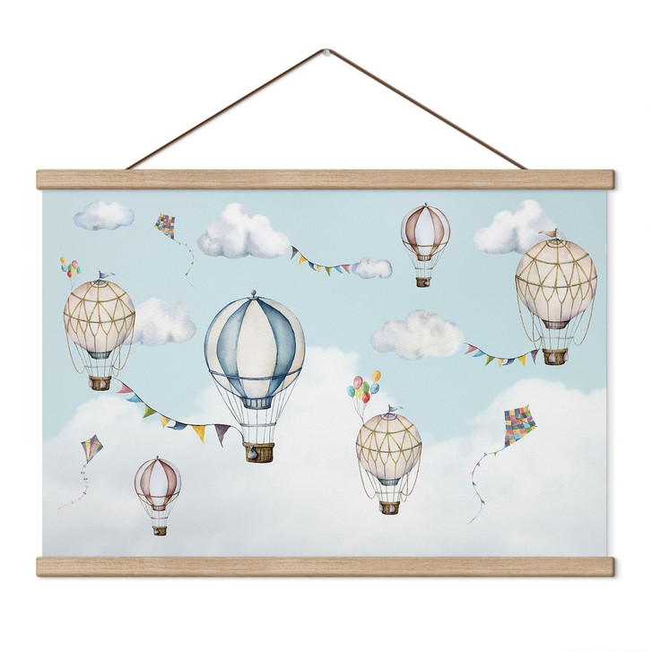 Kinderzimmer Stoffbild Ballon Bonanza - Oliver Robins - WA518782