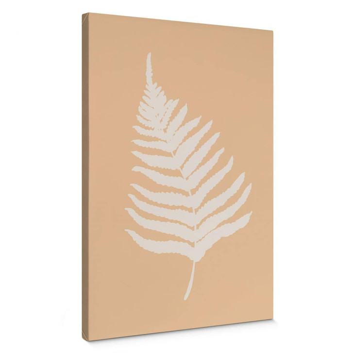 Leinwandbild Farnblatt Silhouette - 1X Studio - WA403428