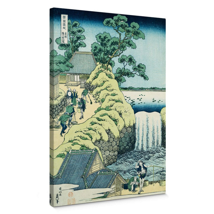 Leinwandbild Hokusai - Der Aoigaoka Wasserfall - WA365137