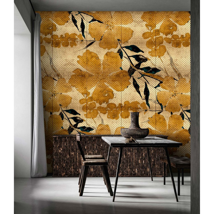 Livingwalls Fototapete Walls by Patel 3 Odessa 1 gelb, beige, schwarz - WA335828
