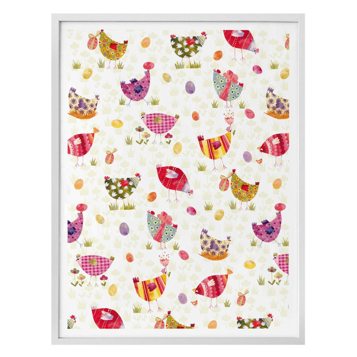 Poster Blanz - Bunte Hühner - WA157554