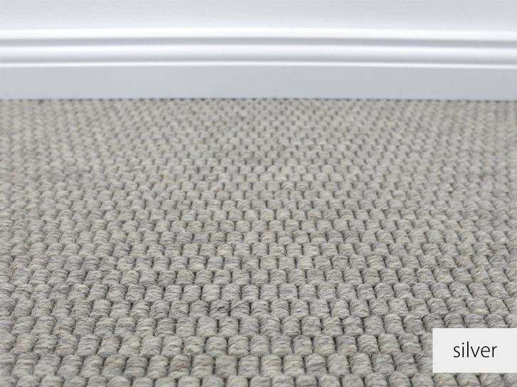 Saba Teppichboden Meterware Wunschmass in Silver - TS475249