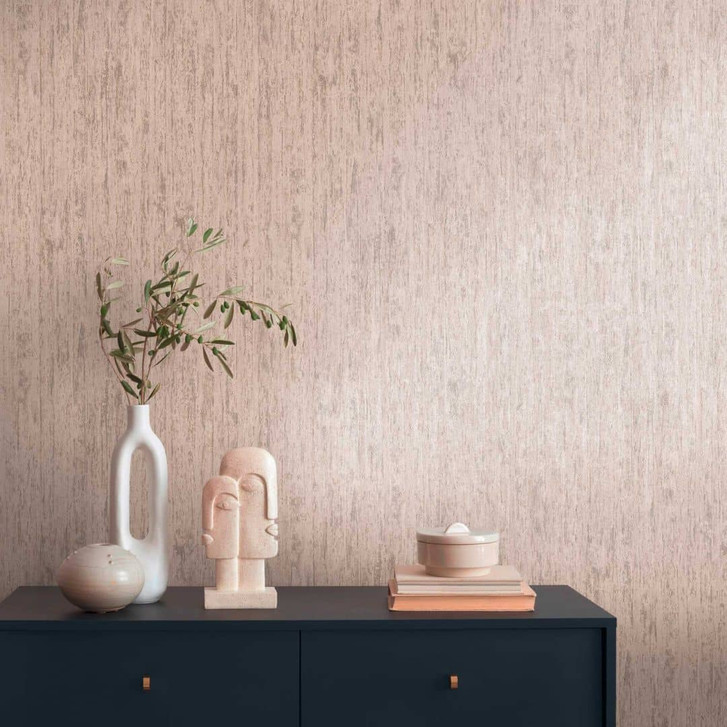 Strukturtapete in Grau-Braun - Vliestapete mit Textiloptik - Moderne Wandgestaltung - WA415935