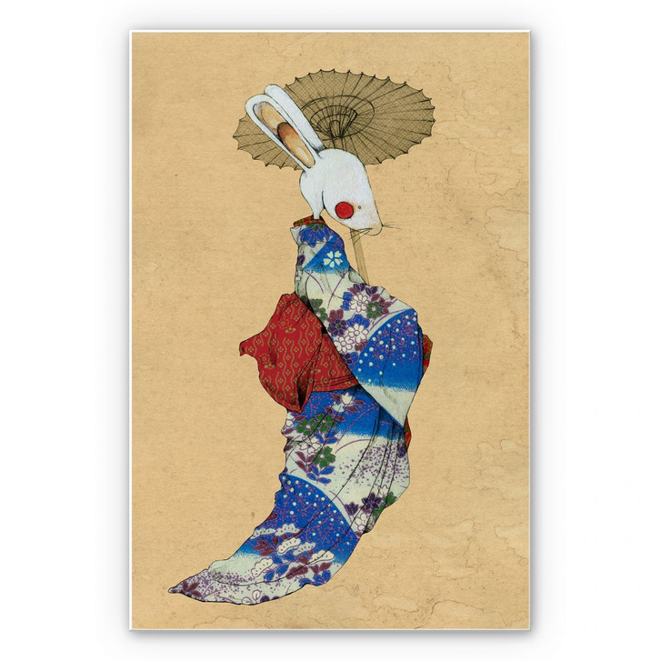 Wandbild Loske - Geisha Kaninchen 01 - WA193998