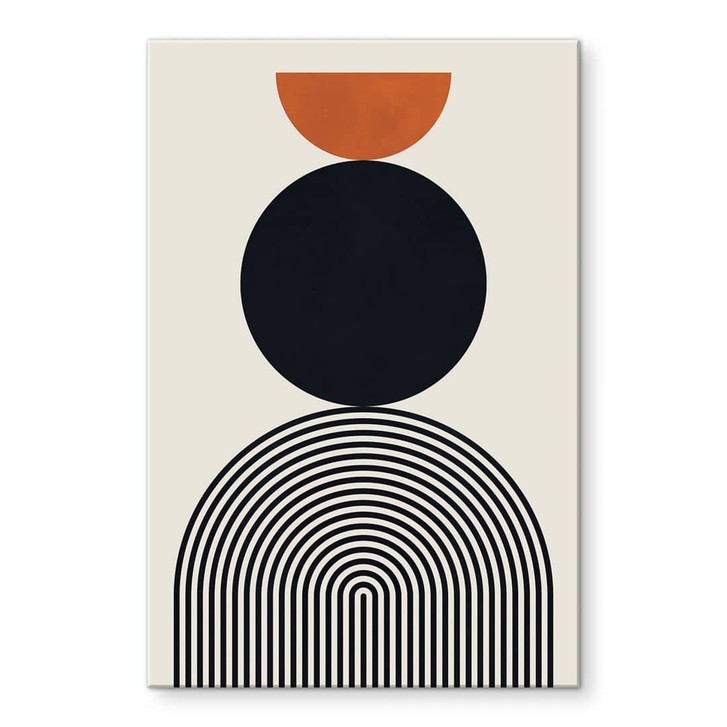 Acrylglasbild Abstrakte Linien und Kreise im Einklang - Costa - WA441250