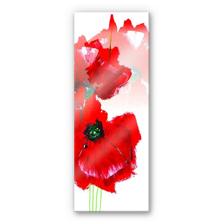 Acrylglasbild Niksic - Papaver - Panorama - WA484680