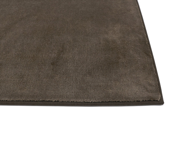 Elegance Paspelteppich Rechteck Wunschmass in Silver Brown - TS538526