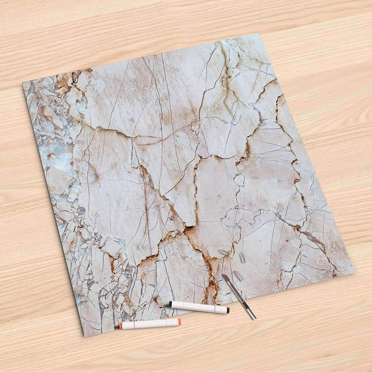 Folienbogen (60x60cm) - Marmor rosa - CR107125