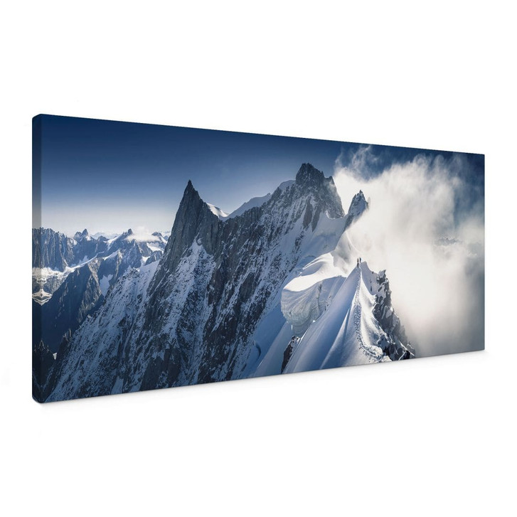 Leinwandbild Gipfel des Mont Blanc - Nienartowicz - Panorama - WA496086