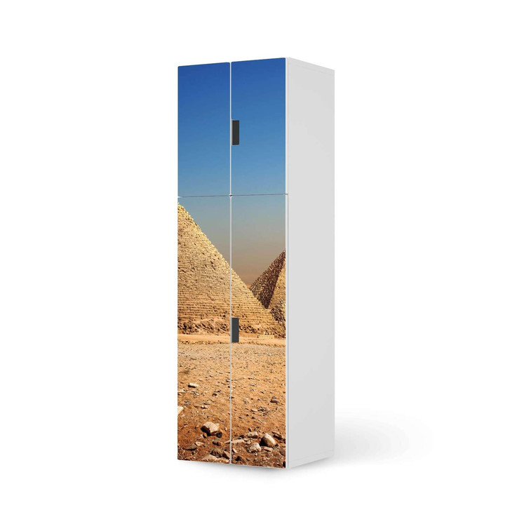 Möbelfolie IKEA Stuva / Malad - 2 grosse Türen und 2 kleine Türen - Pyramids - CR118698