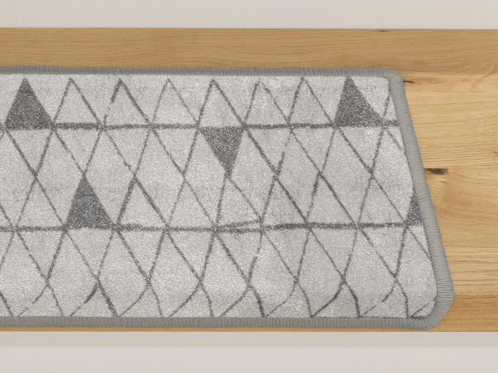Noah Mila Stufenmatte Rechteckig Wunschmass in Silber - TS461809