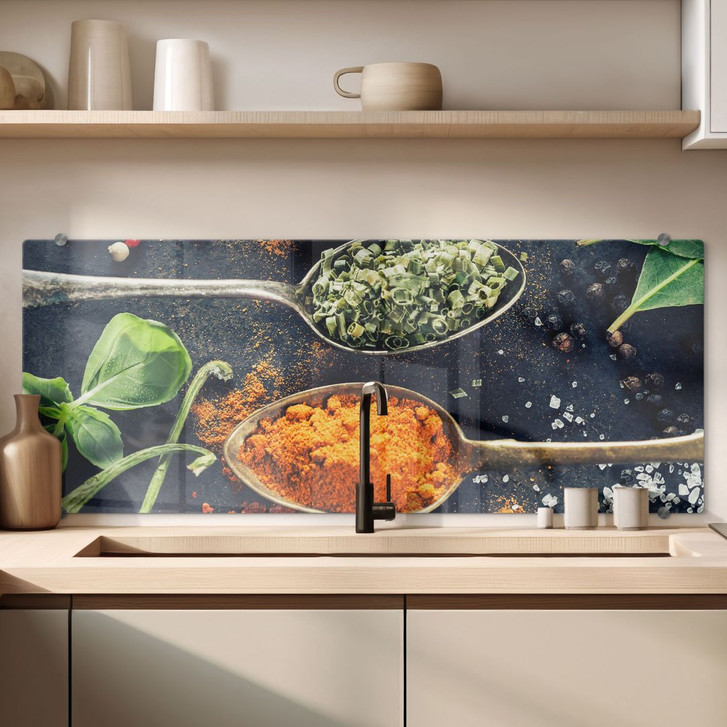 Spritzschutz Kräutervielfalt 03 - Panorama - WA178615