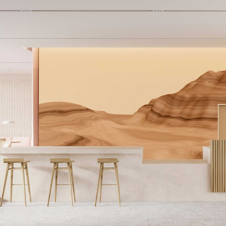 Wüstenlandschaft Fototapete mit Sanddünen-Effekt - Vliestapete - WA386072