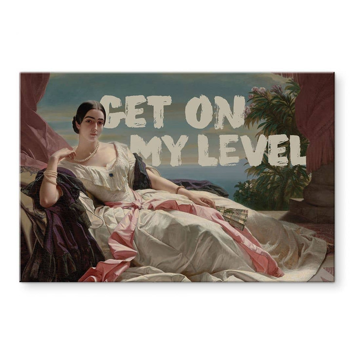 Acrylglasbild Get on my level - Inspiriert von Winterhalter - Portrait of Leonilla - WA479703