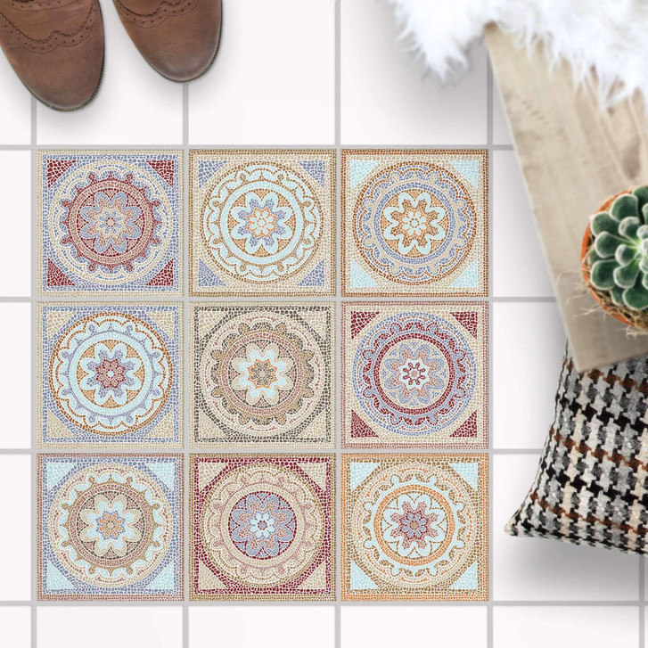 Fliesenaufkleber Boden - Mosaik Afrika - CR100243