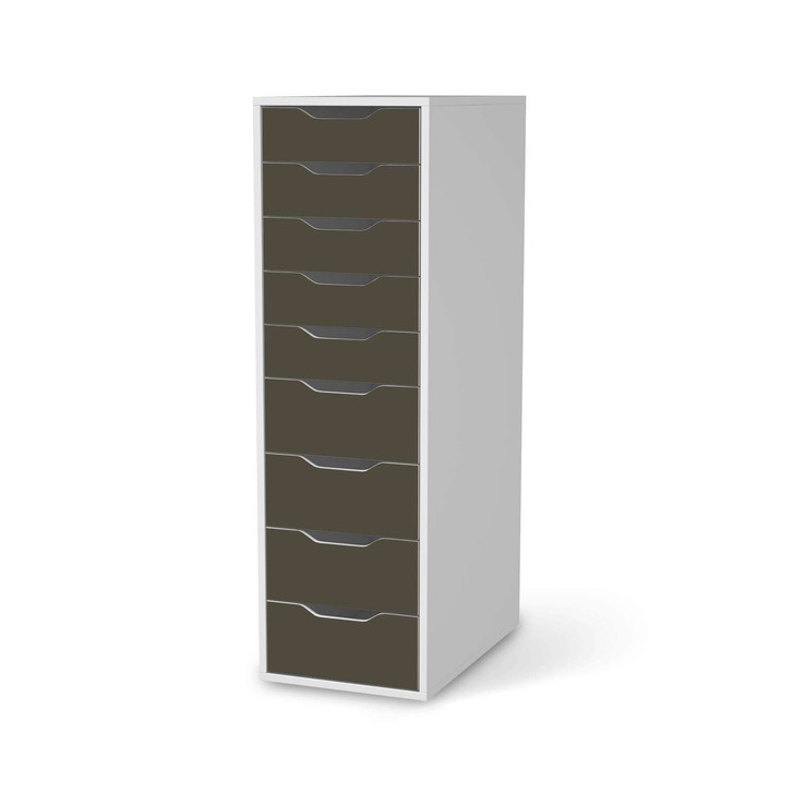 Folie IKEA Alex 9 Schubladen - Braungrau Dark - CR105231