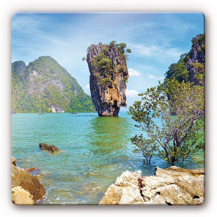 Glasbild Khao Ta-Pu Island - quadratisch - WA124038