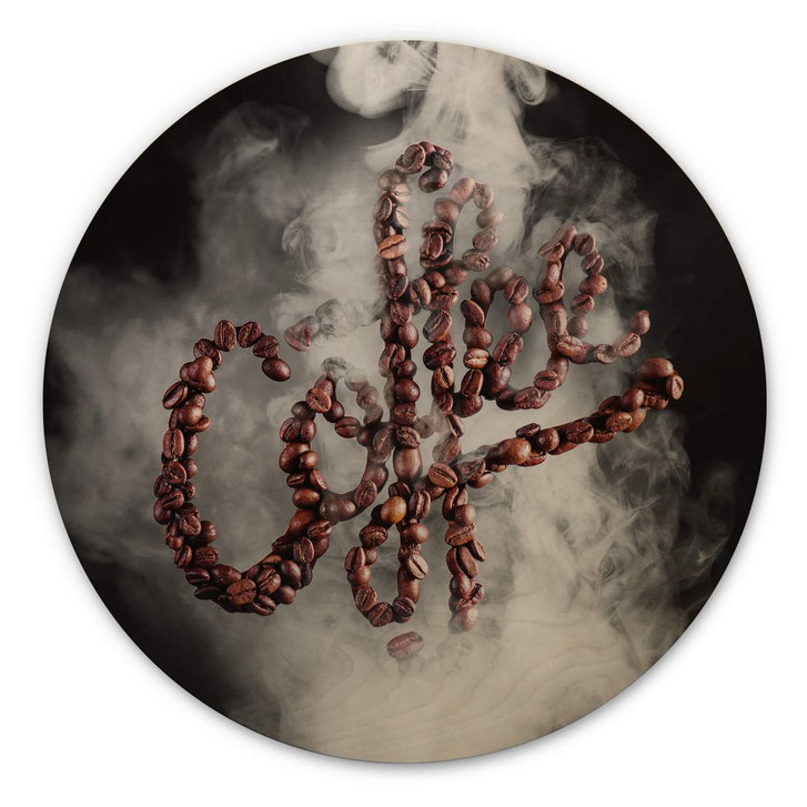 Holzbild Belenko - Kaffeeduft - Rund - WA355130
