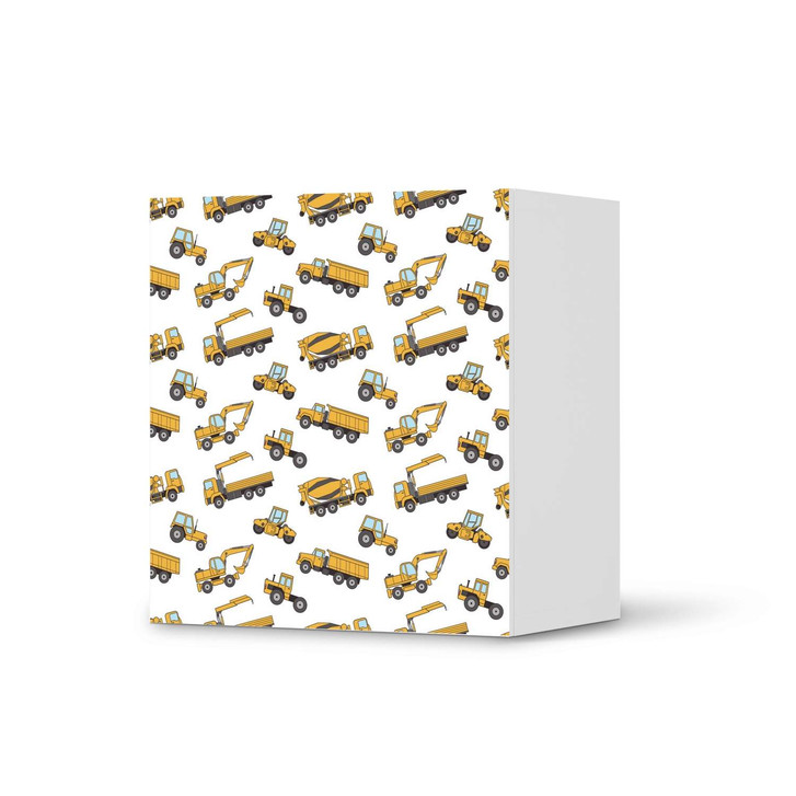 Klebefolie IKEA Besta Regal 1 Türe - Working Cars - CR109253