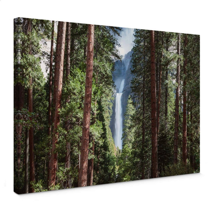 Leinwandbild Colombo - Wasserfall im Wald - WA321666