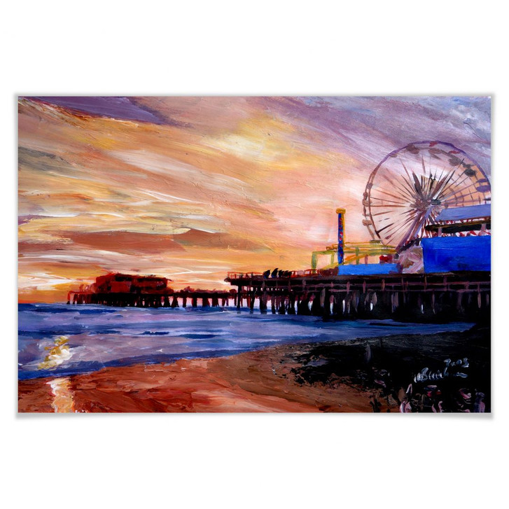 Poster Bleichner - Santa Monica Pier - WA158100