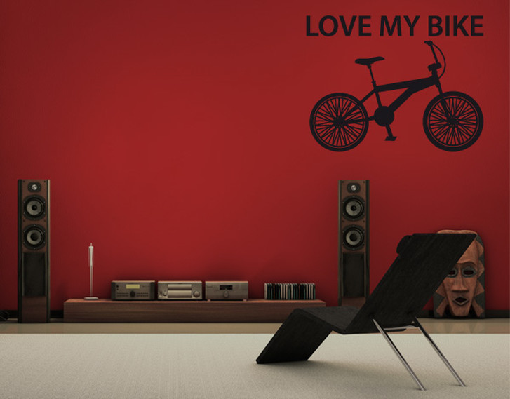 Wandtattoo I love my bike - TD16186