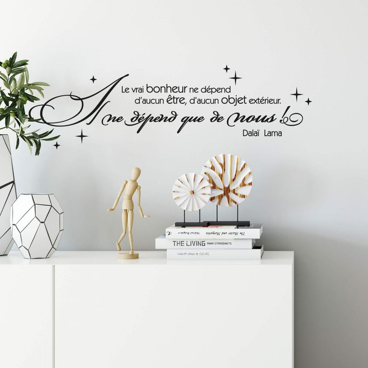 Wandtattoo Le vrai bonheur... - WA213855