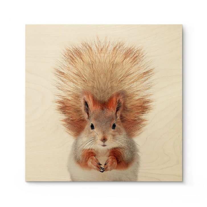 Holzbild Kleines Eichhörnchen - Sisi & Seb - WA425803