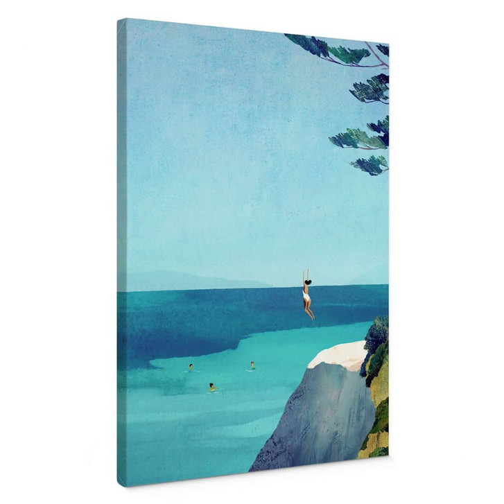 Leinwandbild Küste - Sommerglück am türkisblauen Meer - Rivers - WA472811