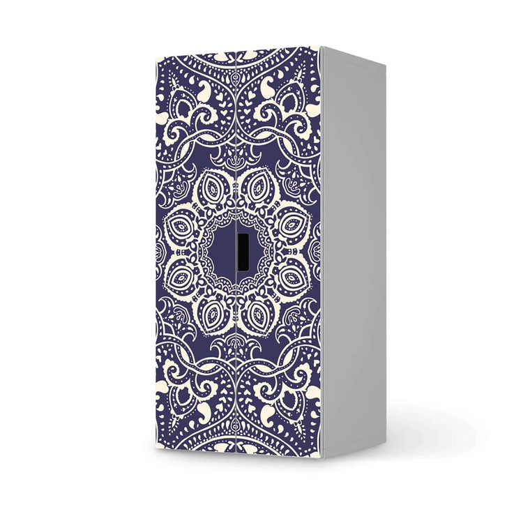 Möbelfolie IKEA Stuva / Malad Schrank - 2 grosse Türen - Blue Mandala - CR117924
