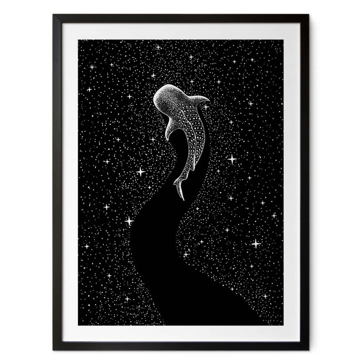 Poster Walhai im Ozean der Sterne - Cakir - WA448009