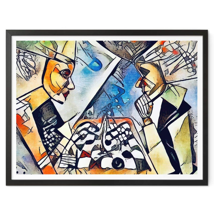 Poster Zamart - Zwei Schachspieler - WA338689