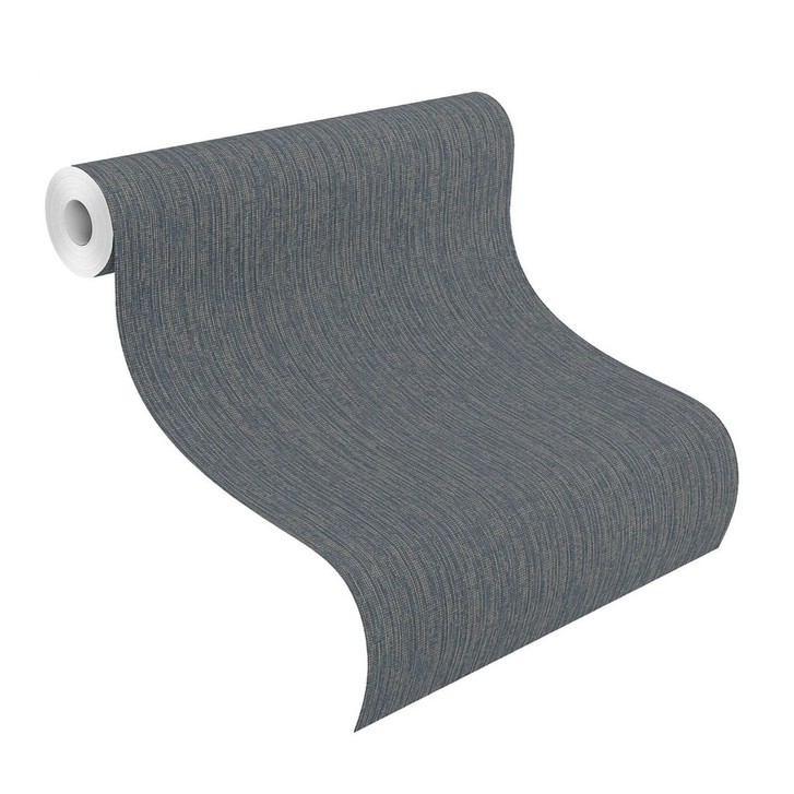 Rasch Vliestapete, Unitapete Florentine III indigoblau - WA397337