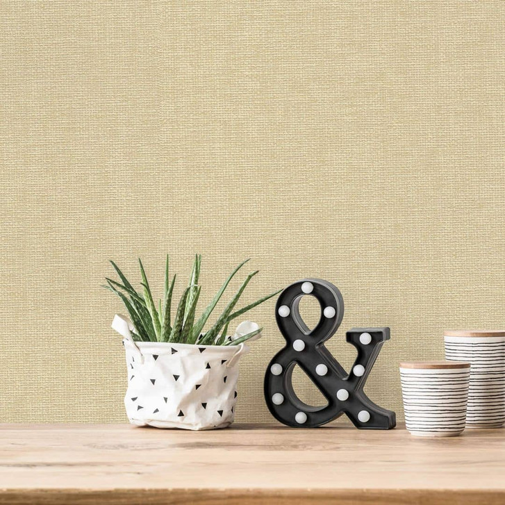 A.S. Création Strukturtapete #Hygge Vliestapete beige, gelb - WA329761