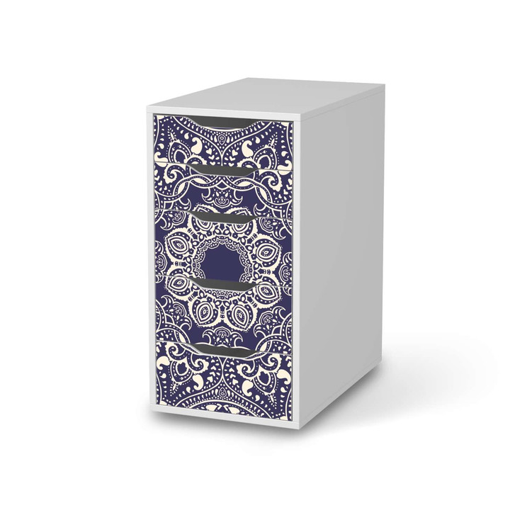 Klebefolie IKEA Alex 5 Schubladen - Blue Mandala - CR109032