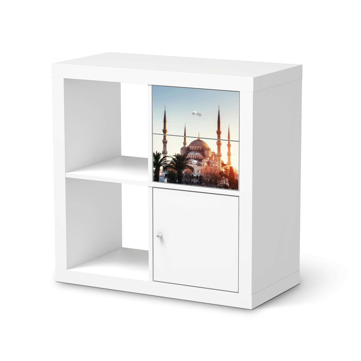Möbelfolie IKEA Kallax Regal Schubladen - Blue Mosque - CR115634