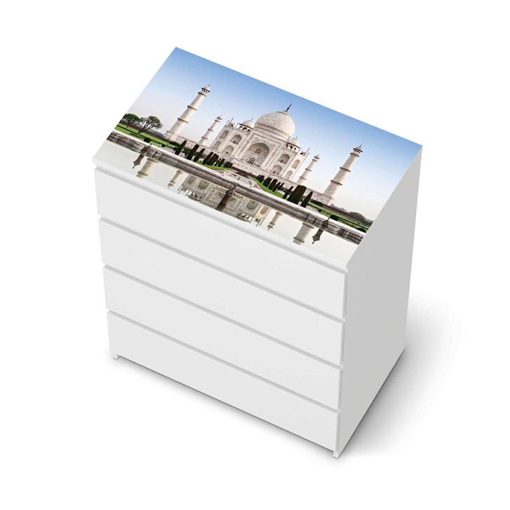 Möbelfolie IKEA Malm Kommode 4 Schubladen oben - Taj Mahal - CR116509